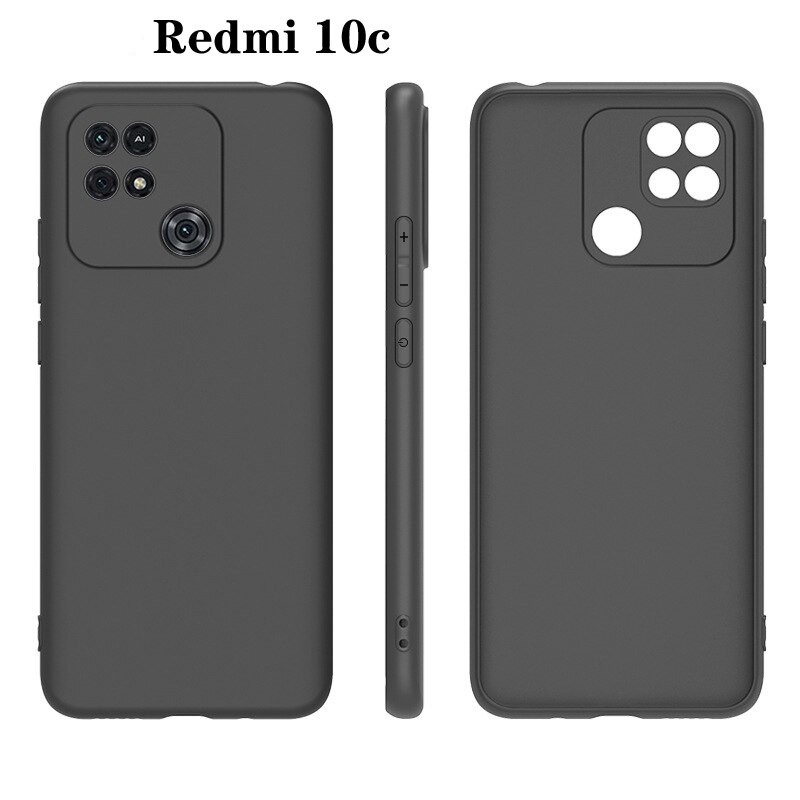 Casing Xiaomi Redmi 10C SoftCase Black Matte