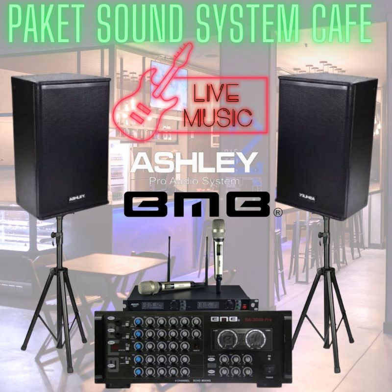 Paket Sound System Cafe Live Music Ashley Original 10 inch