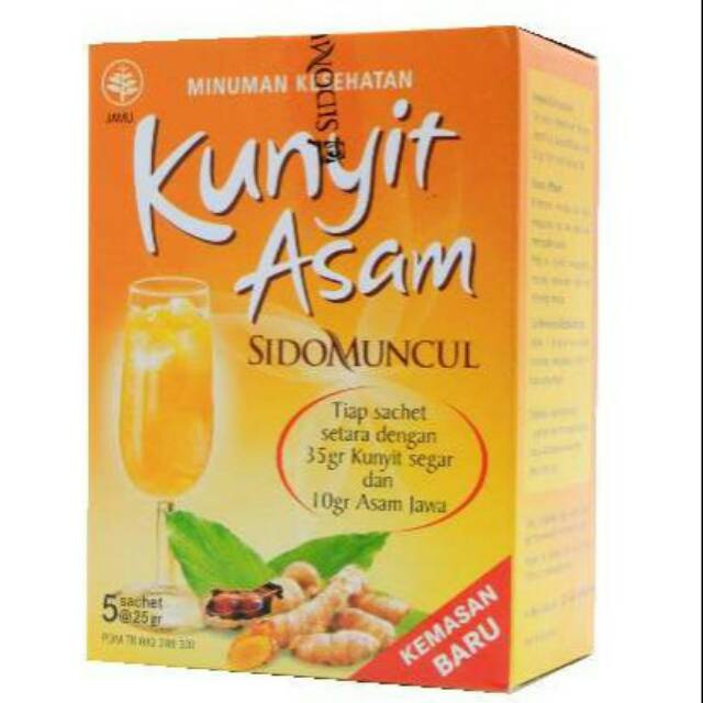 

kunyit asam sidomuncul 1 box (5 sachet)