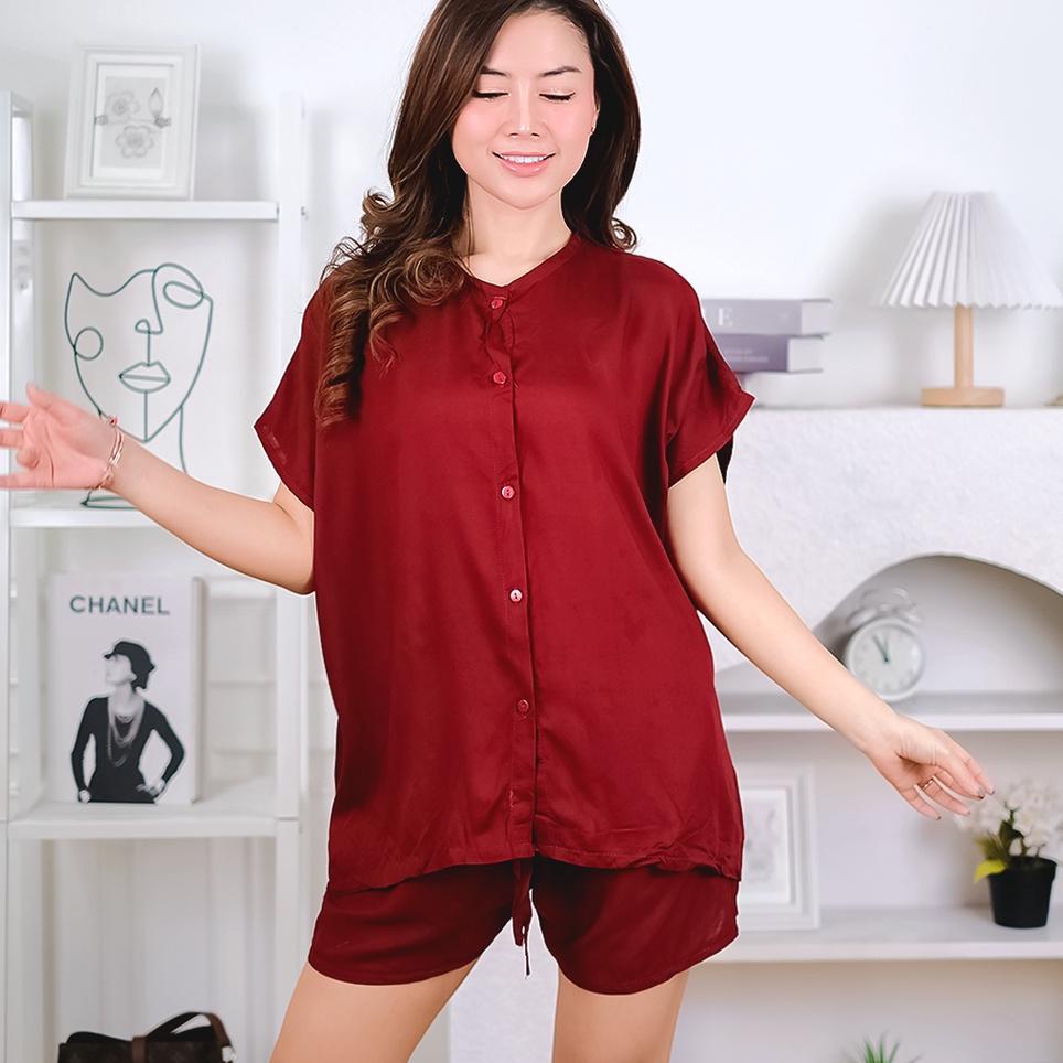 ➺ AFI - EC - ⭐️PREMIUM RAYON DIAMOND⭐️ Set Babydoll Piyama / Setelan RAYON One Set ✹