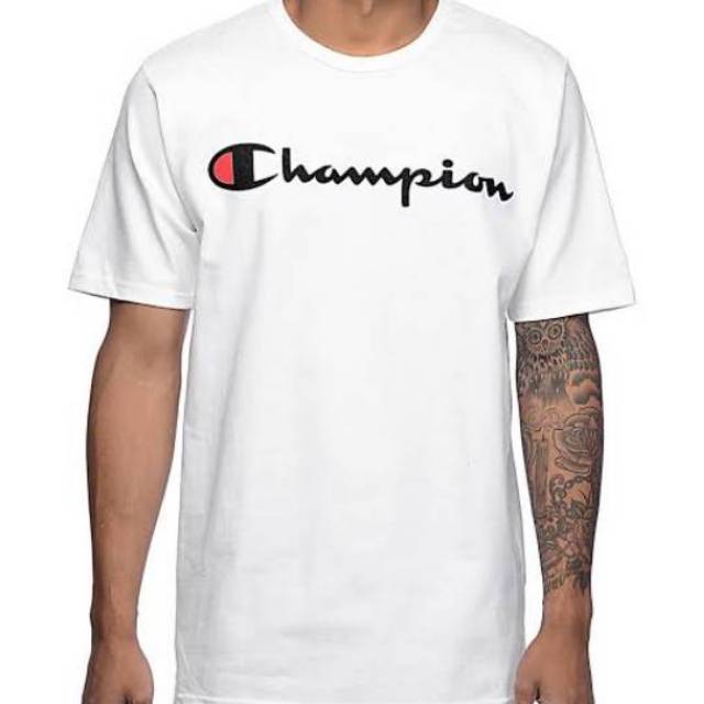 Kaos Pria Wanita Unisex Champion Casual Original 100%