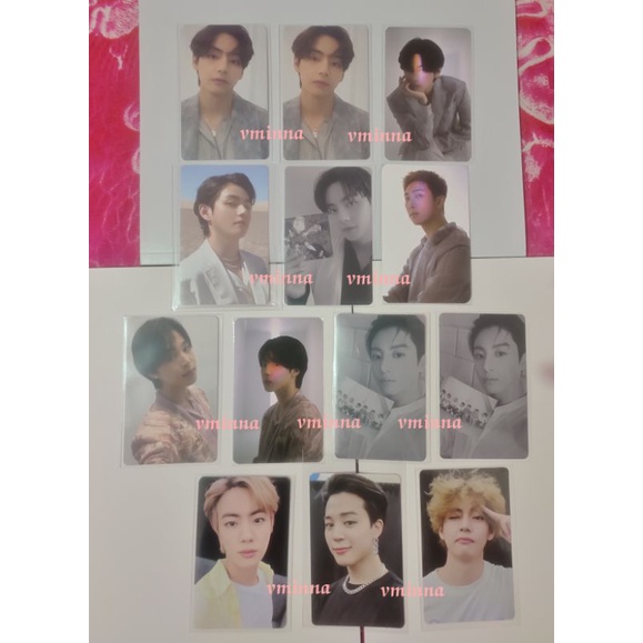 READY - ALBUM COMPACT EDITION UNSEALED / ALBUM COMPACT EDITION PROOF BTS / POSTCARD V JK JIMIN SUGA 
