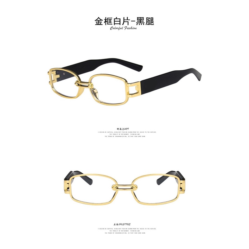 （YUZHU）COD Kacamata Hitam Korean Ulzzang Gaya Wanita Rectangle Shades Retro KACA MATA Sunglasses