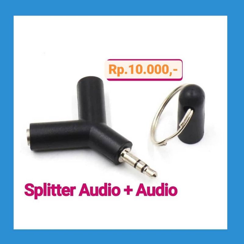 SPLITTER AUX AUDIO + AUDIO