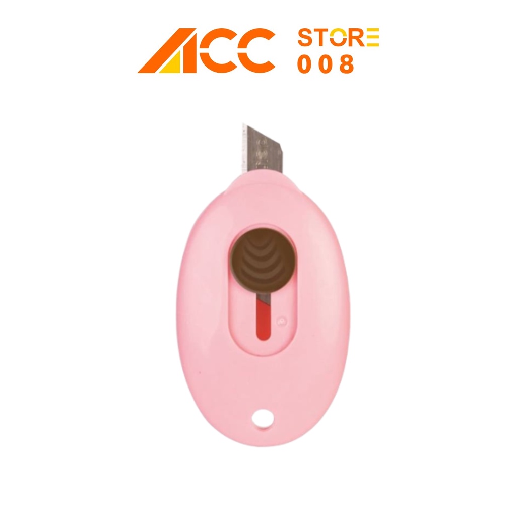 

Cutter Mini Portable H313 Bentuk Oval Mini Cutter Polos Travel Kit Pemotong Kertas ACC