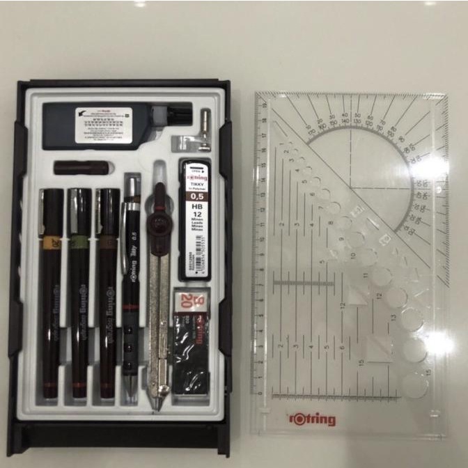 

Rotring college set Isograph 0.2/ 0,3/ 0,5