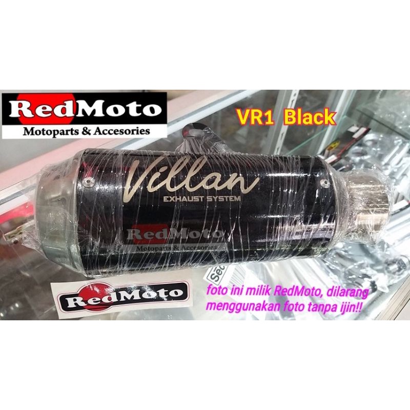 Knalpot Villan VR1 Black CBR150