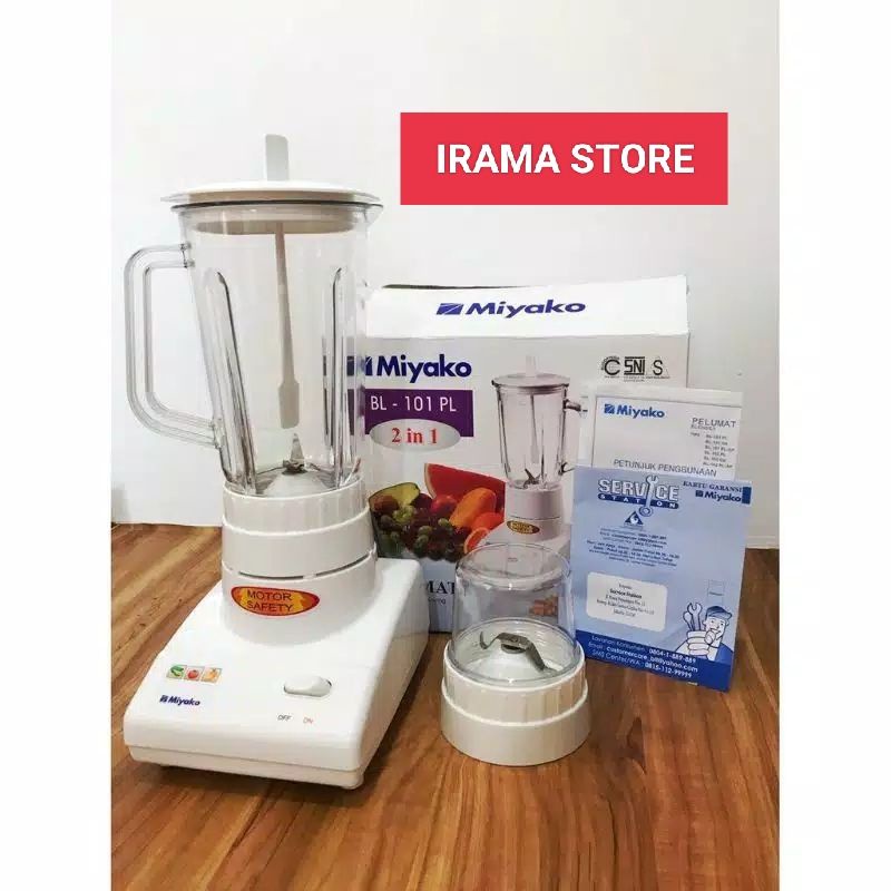 Blender MIYAKO BL 101 PL / Blender Miyako plastik 1 Liter 2 in 1