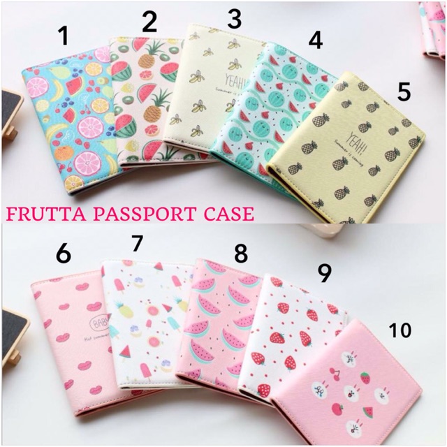 READY STOCK FRUTTA PASSPORT HOLDER