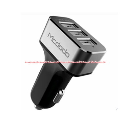 Mcdodo Charger Smartphone Mobile Triple USB Colokan 3 lubang Charger Soket 3 usb Untuk Colokan Mobil Mc Dodo Charger Mobil