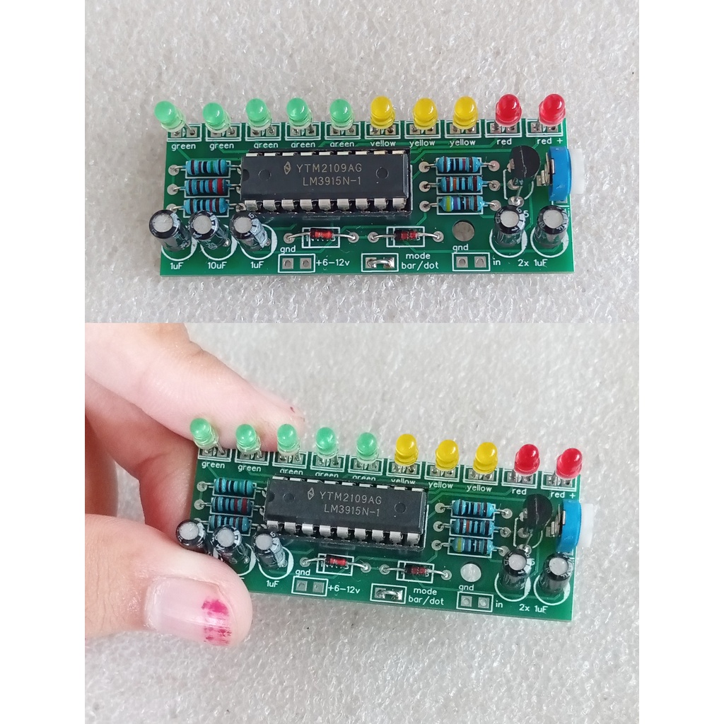 Modul Mono LM3915 VU Meter 10 Led