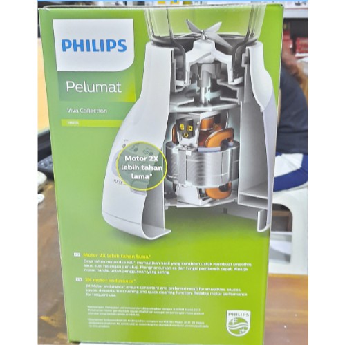 Philips Blender Kapasitas 2 Liter Tabung Plastik HR 2115 GARANSI RESMI