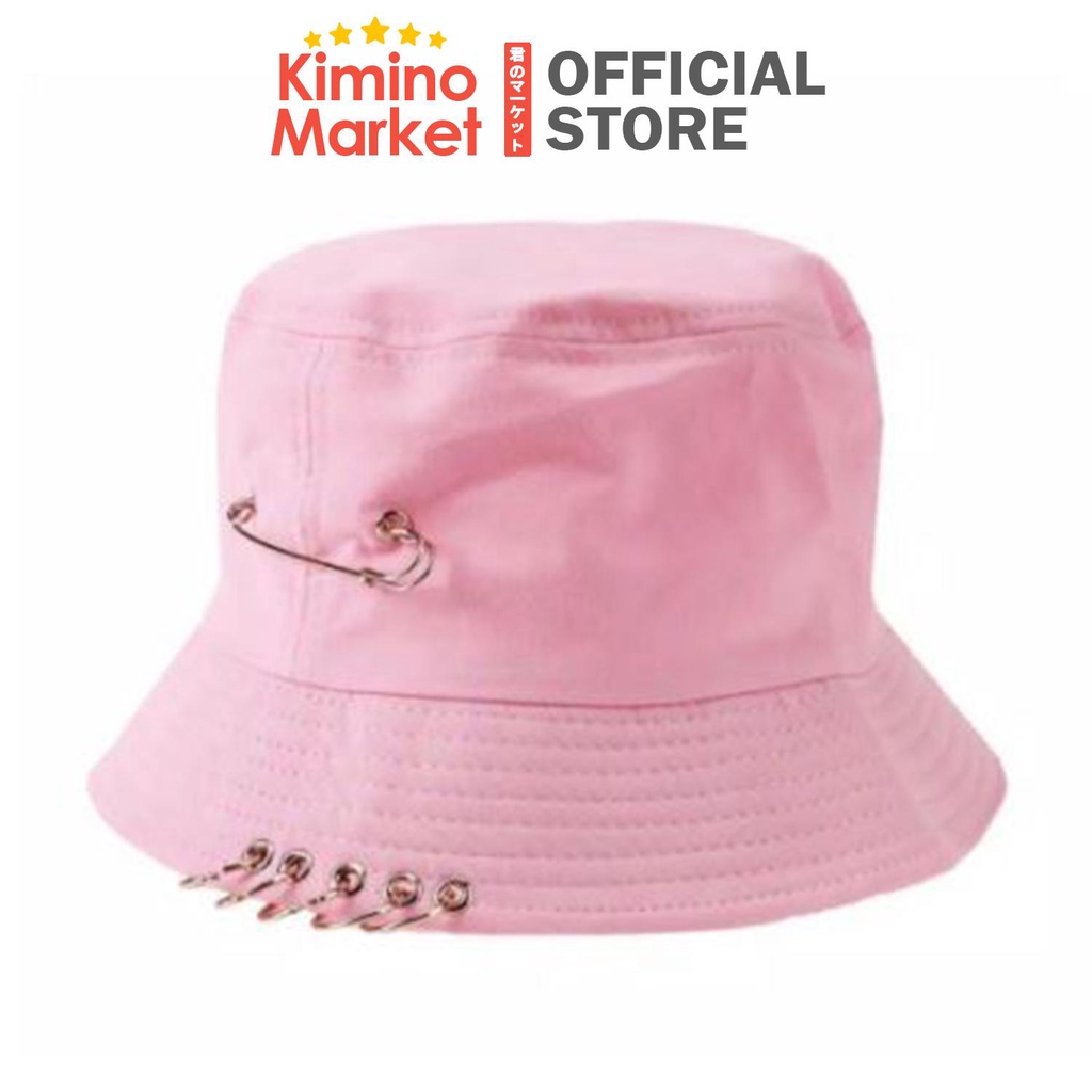 Topi Bucket Hat Ring BTS ARMY Hat Korean Style K-Pop