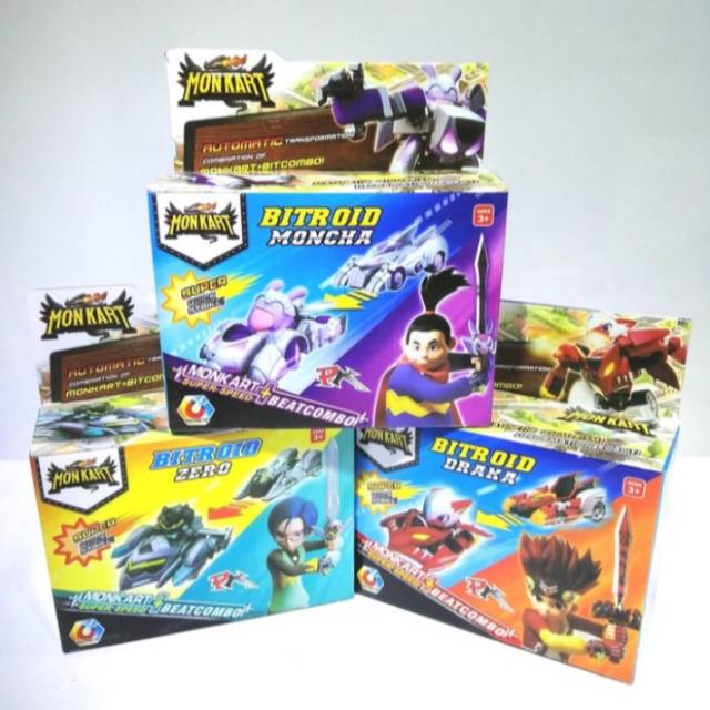 MAINAN ANAK ROBOT MONKART/BITROID DRAKA LEO MONCHA ZERO