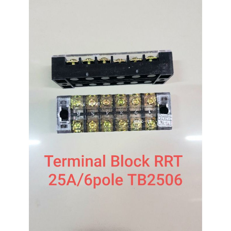 terminal block RRT 25A/6pole TB2506