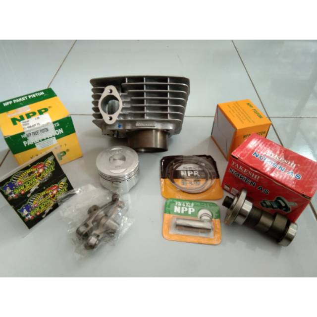 BLOCK HONDA TIGER ORI SET PISTON NPP BLOK TIGER SET NOKEN AS TIGER TAKESHI DAN TEMPLAR RRA RULLER