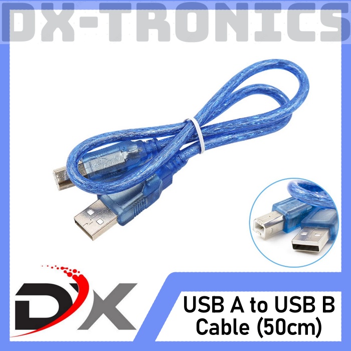 Kabel USB type A to USB type B / kabel arduino uno arduino mega 50cm