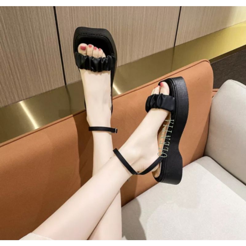 Sandal Wanita sandal wedges platform spon DN 16