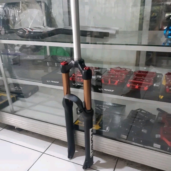 Fork 27.5 650b air atau angin Venom 140mm sepeda gunung mtb roadbike