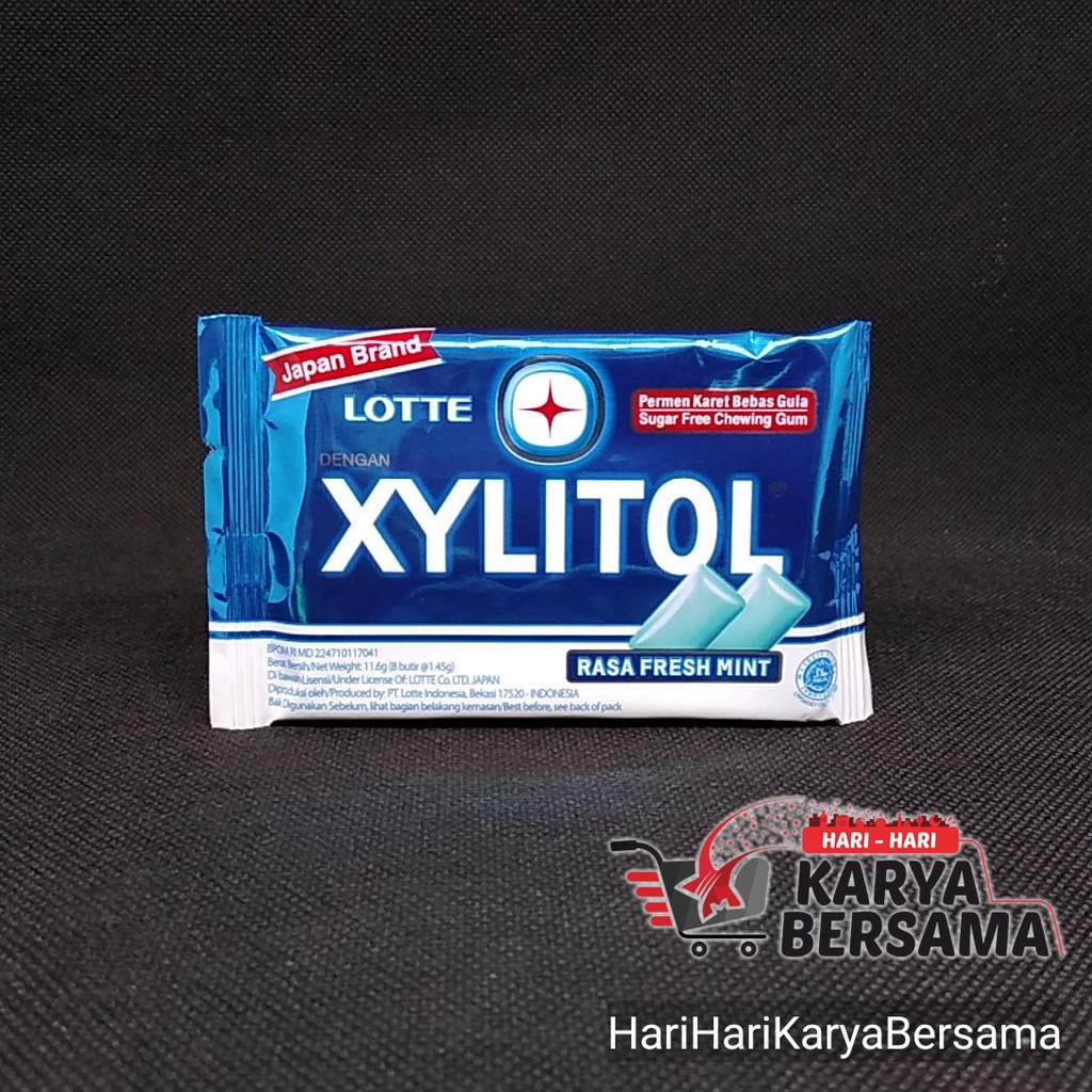 

LOTTE XYLITOL RASA FRESH MINT 11.6GR