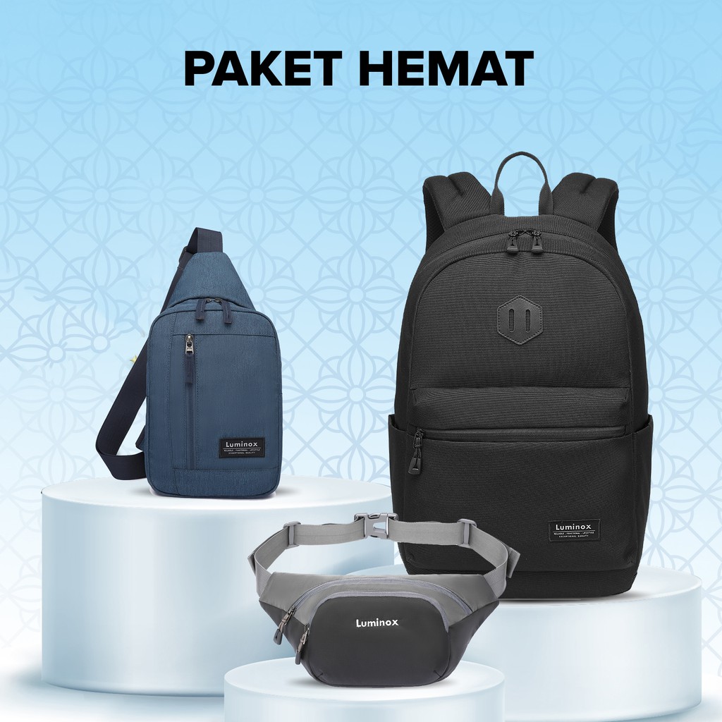 Jual Luminox Paket Hemat Tas Ransel Tas Selempang Parcel B Indonesia Shopee Indonesia