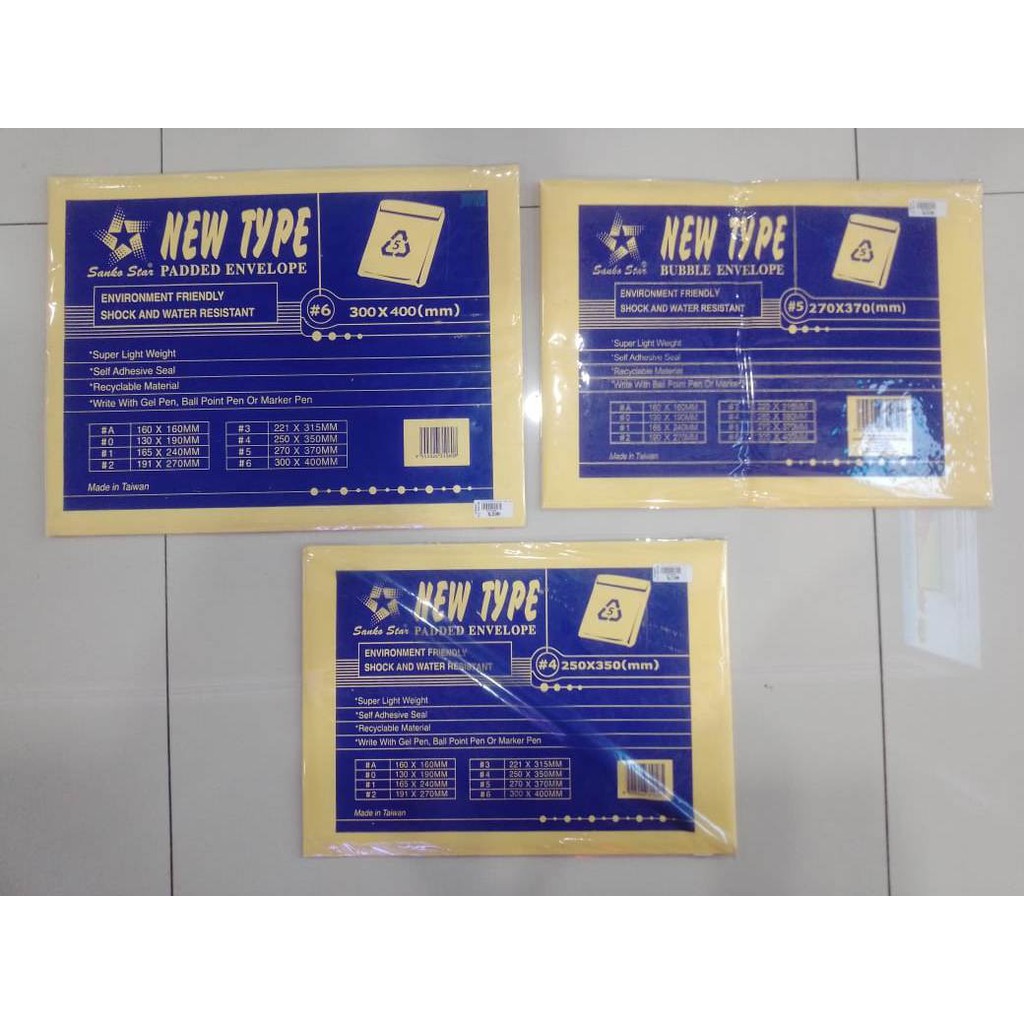 

Sanko star envelope water resistant amplop anti air
