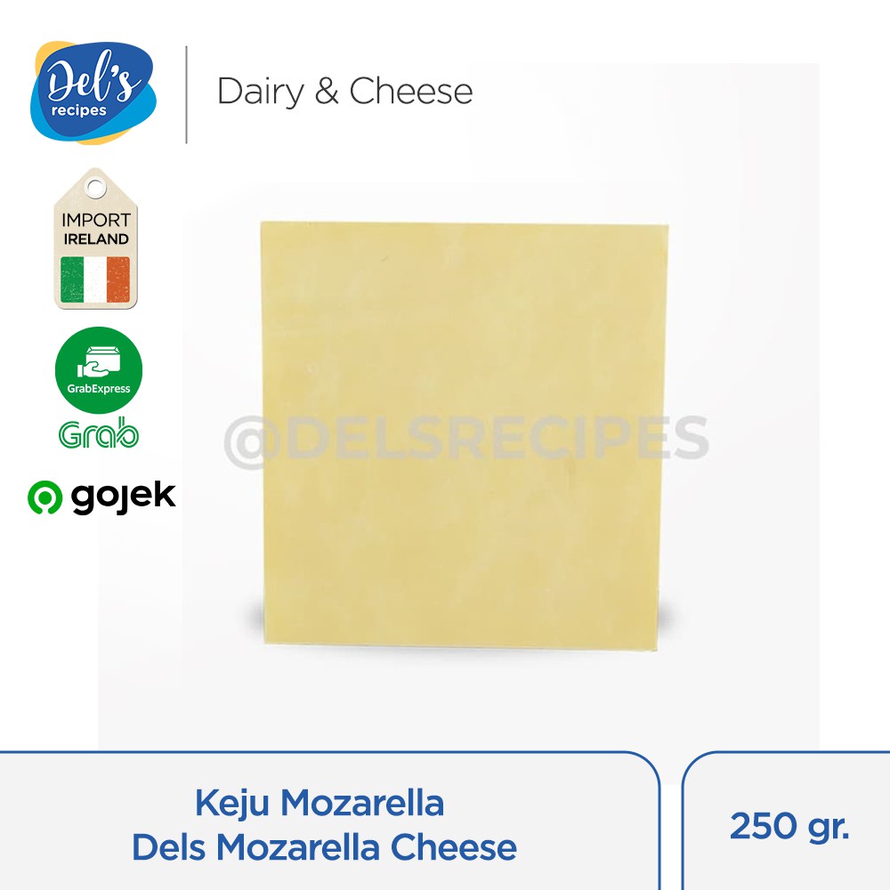 

Keju Mozarella - Dels Mozarella Cheese 250gr