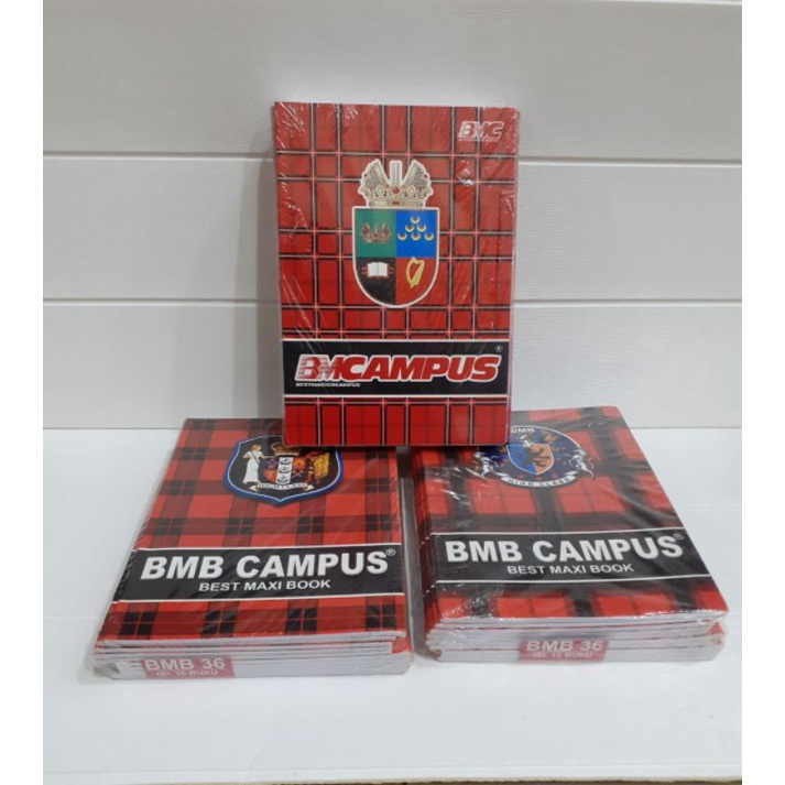 BUKU TULIS CAMPUS MEREK BMB 36.