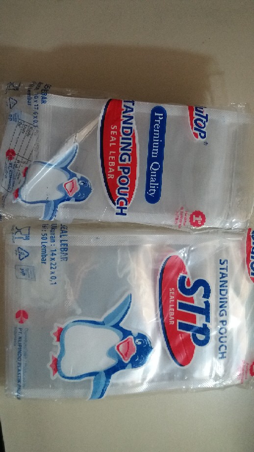 Plastik Standing Pouch Berdiri Zipper Lock 10 X 17 Kemasan Pudot Minuman Kekinian (250 Gr)