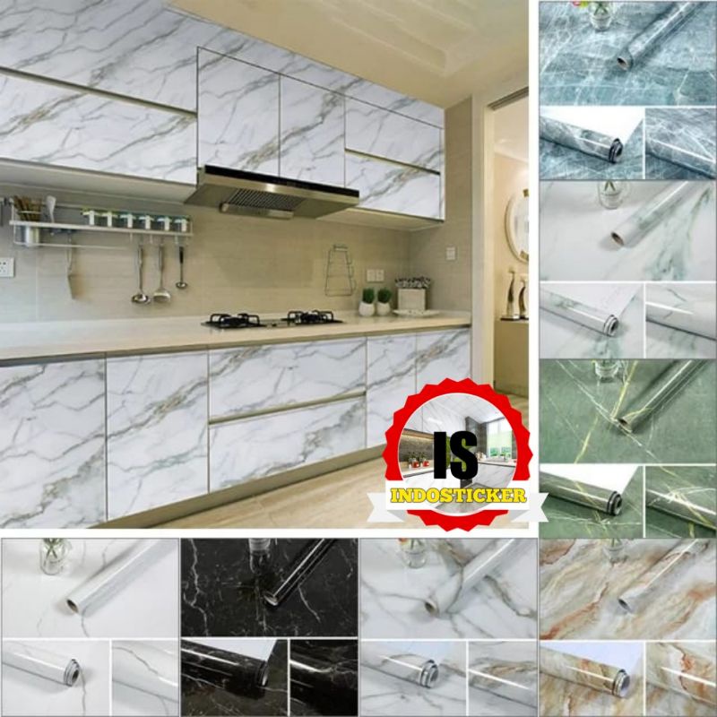 wallpaper wallsticker lemari kayu meja triplek alumunium plastik dinding