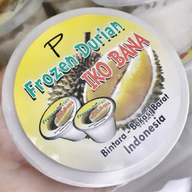 

Frozen duren IKO BANA (CUP 200gram) LAGI PROMO BELI 2CUP HANYA 25K saja stok terbatas!!!