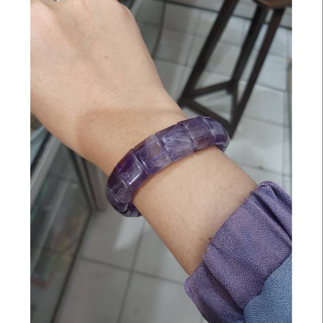 Gelang Batu Kecubung Asli Kalimantan