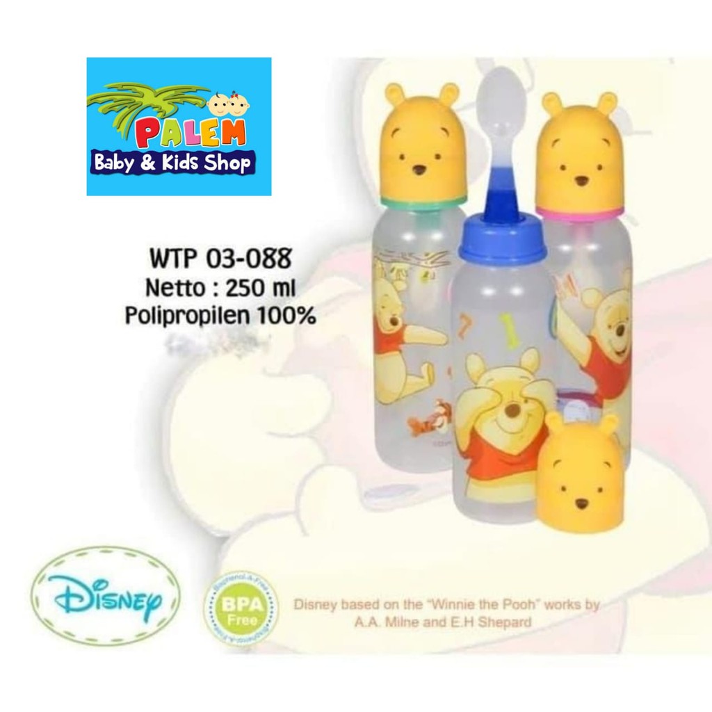 Disney botol makan+sendok 250ml 03-088