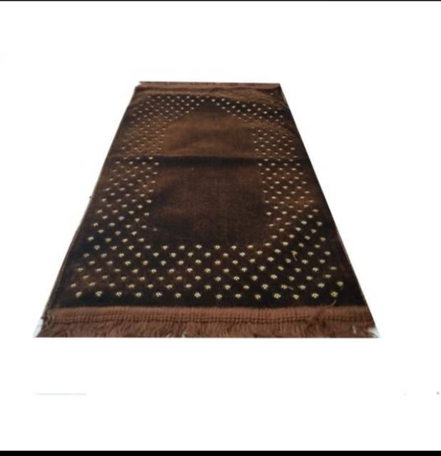 Sajadah polos turkey bludru ukursn kecil/sajadah Arrahman turkey
