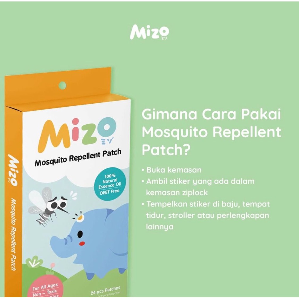 Mizo - Mosquito Repellent Patch - Stiker Nyamuk Mizo