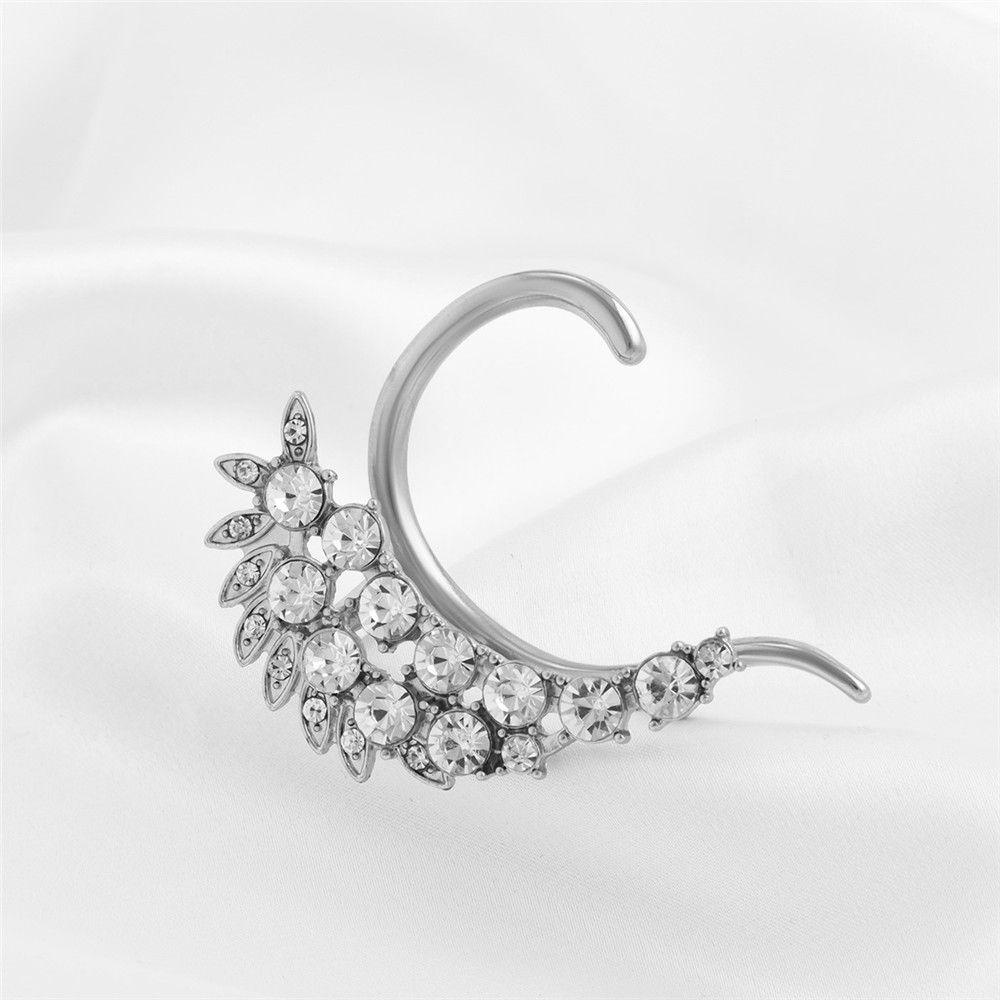 Preva Rhinestones Ear Cuffs Pesta Anting Perhiasan Non Piercing