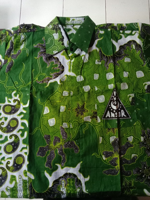 Kemeja Batik Ansor/seragam Ansor Pusat /seragam Batik Ansor
