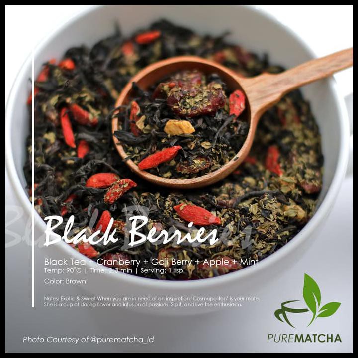 

Artisan Cafe Tea Black Tea Cranberry Goji Berry Apple Mint Teh 10Gr