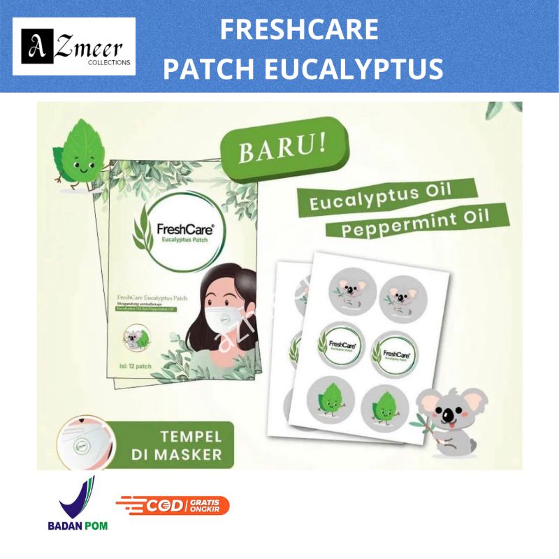 Jual FreshCare Patch Eucalyptus 1 Patch Isi 12 Stiker Tempel ...