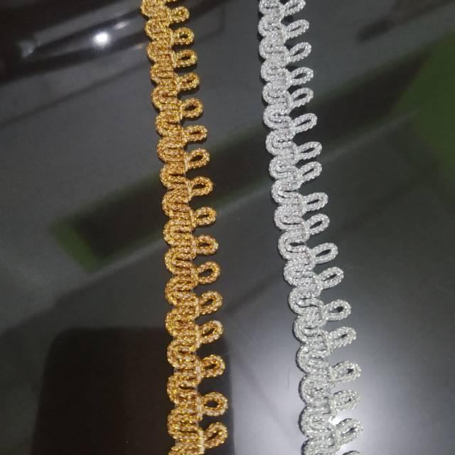 renda emas | renda perak | renda kur emas | renda kur silver / yard