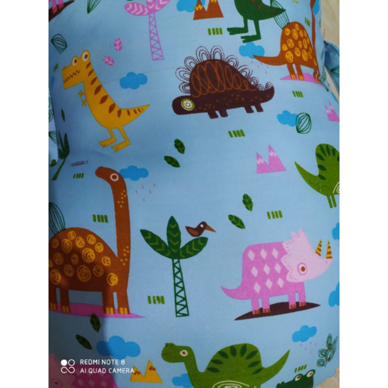 [COD] Sofa bayi GRATIS baby eye mask-Dinosaurus biru
