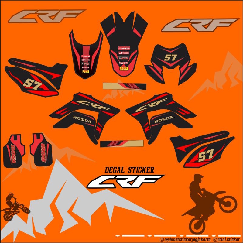decal crf supermoto