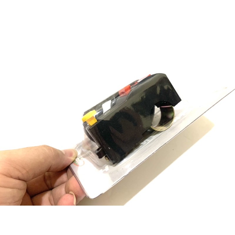 SAKLAR KANAN SWITCH STATER ON OFF BY DOMINO TOMBOL MERAH KUNING MURAH