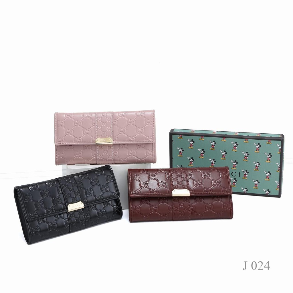 DOMPET GUCCI ZIGNATURE ZIP 024