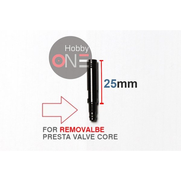 presta valve extender non removable core
