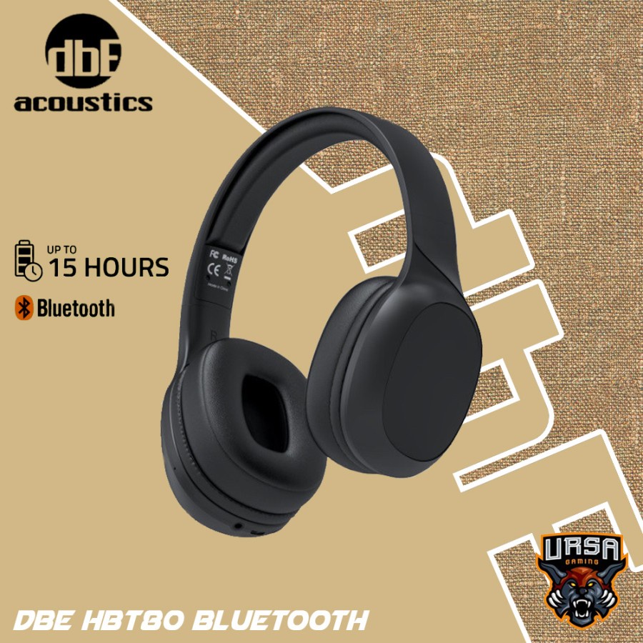 Headset dbE HBT80 HBT-80 Hifi Bluetooth - Gaming - Wireless Headphone