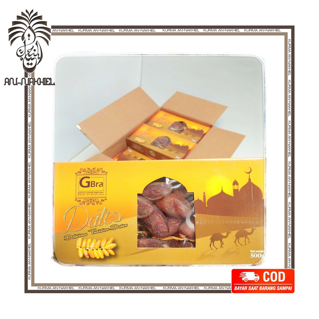 

Kurma Tunis Tangkai Gbra khajur 500gr x 12 pcs