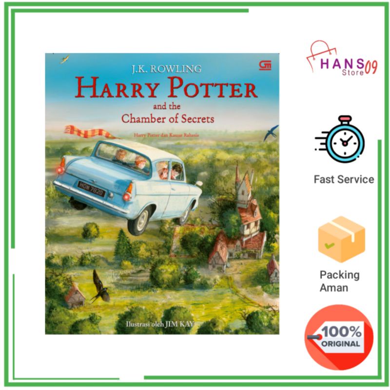 Buku Anak Harry Potter And The Chamber Of Secrets (Harry Potter Dan Kamar Rahasia) - Edisi Ilustrasi