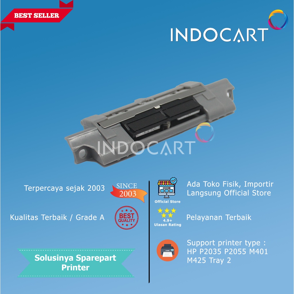 Separation Pad-HP P2035 P2055 M401 M425 Tray 2 RM1-6397