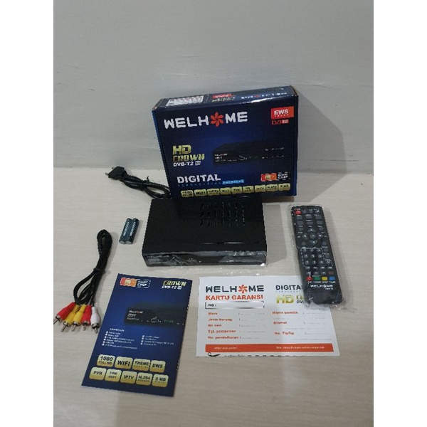 Set Top Box Welhome Set Top Box DVB T2 MSTAR 01 02 03 DVBT2